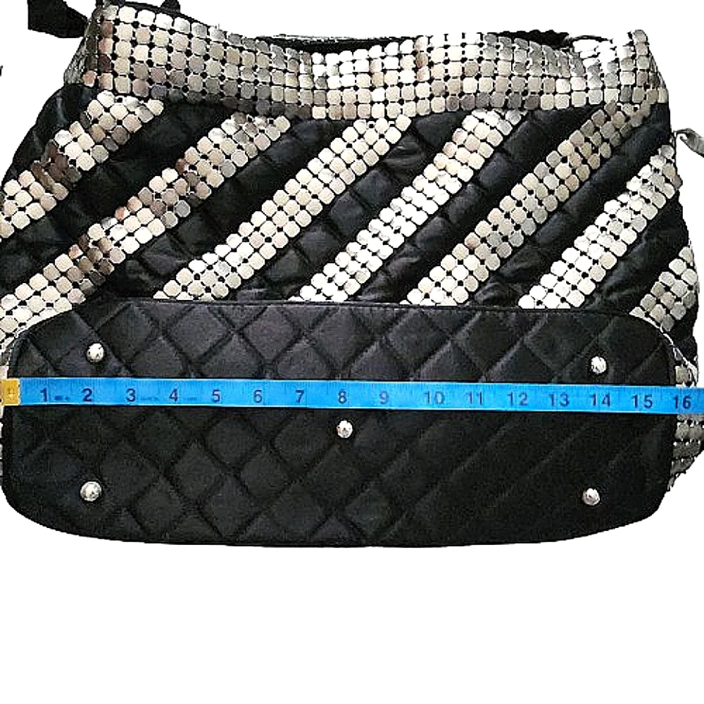 SHIH SHIH Black Silver Studded Bag